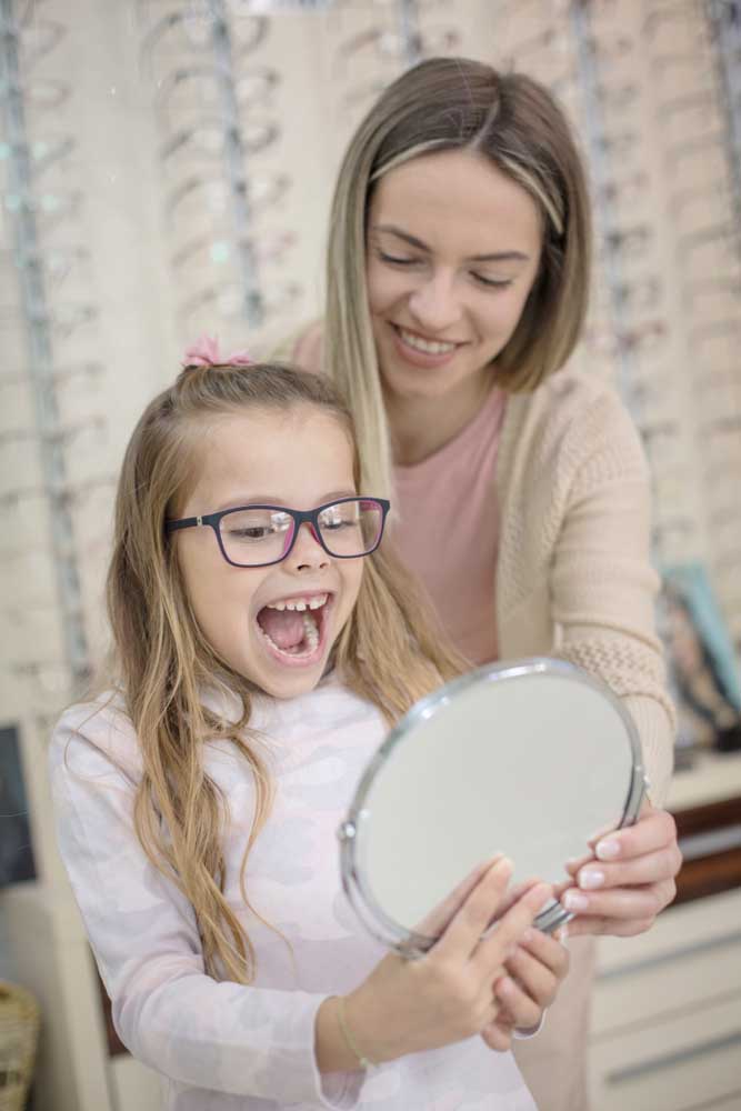 Mother,And,Daughter,In,Optical,Shop.